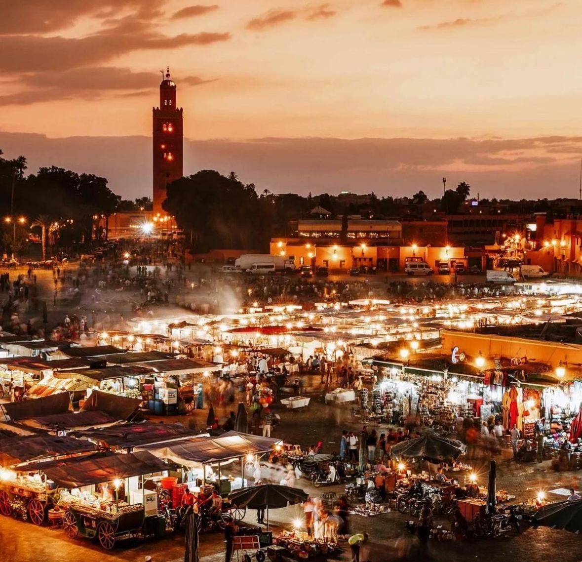 Raffine Avec Piscine Au Centre Marrakesh